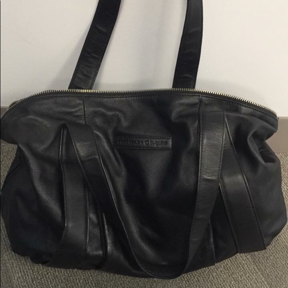 Bugaboo Storksak leather diaper bag
